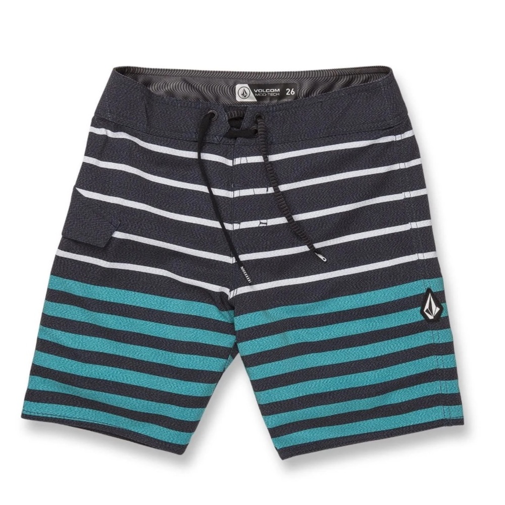 NWT Volcom Boys Quarta Static Mod Board‎ Shorts Surf Swim Summer Vacation Resort